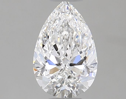 0.52 carat E-VVS1 Natūralus Pear Deimantas (1)