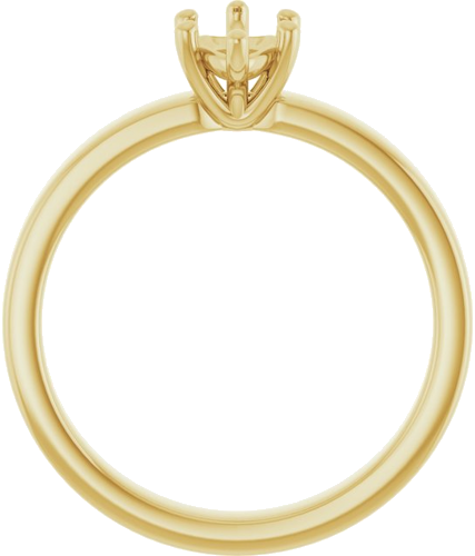 Sužadėtuvių Žiedas „Solitaire“ 14k yellow gold Marquise 9mm x 4.5mm (2)