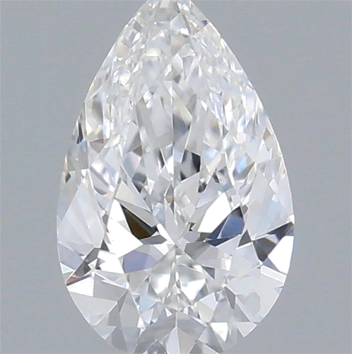 0.3 carat D-VS2 Natūralus Pear Deimantas (1)