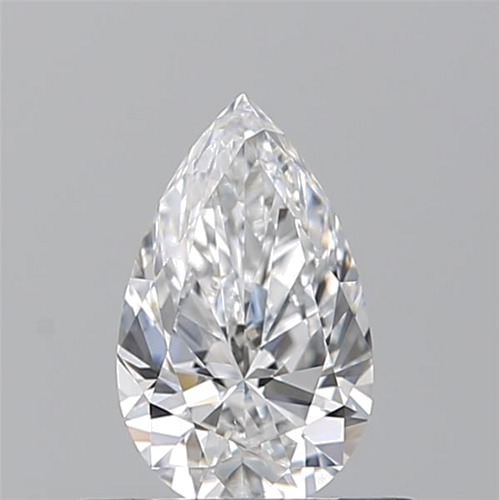 0.52 carat D-VVS2 Natūralus Pear Deimantas (1)
