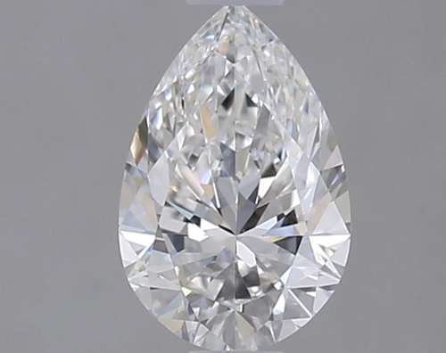 0.5 carat F-SI1 Natūralus Pear Deimantas (1)