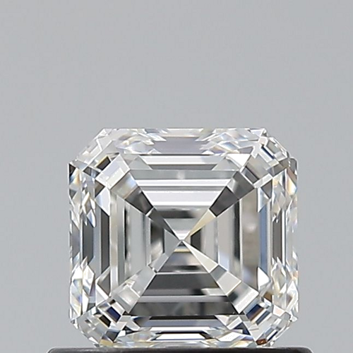 0.8 carat F-VVS2 Natūralus Asscher Deimantas (1)