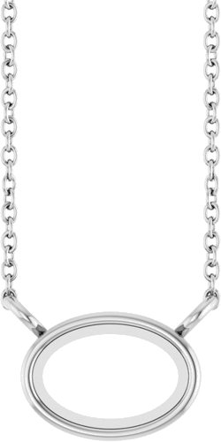 Pakabukas „Bezel-Set Cabochon“ 925 Sidabro Oval 6mm x 4mm (1)