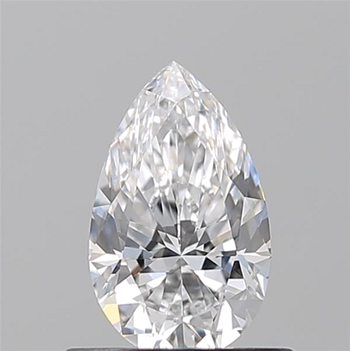 0.55 carat D-IF Natūralus Pear Deimantas (1)