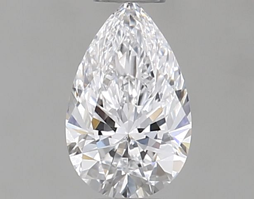 0.3 carat D-VVS1 Natūralus Pear Deimantas (1)