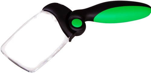 Saliekams palielināmais stikls ar LED apgaismojumu 2x 6x (2)