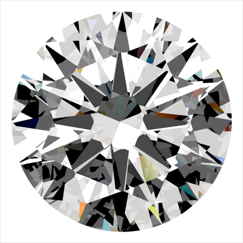 0.3 carat D-VVS2 Very Good cut Natūralus Round Deimantas (1)