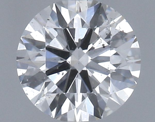 0.46 carat G-SI2 Excellent cut Natūralus Round Deimantas (1)