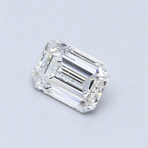 0.51 carat E-VS1 Natūralus Emerald Deimantas (1)