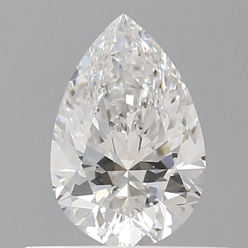 0.51 carat E-VVS1 Natūralus Pear Deimantas (1)