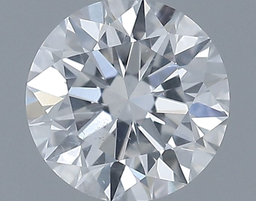 0.37 carat F-SI1 Excellent cut Natūralus Round Deimantas (1)