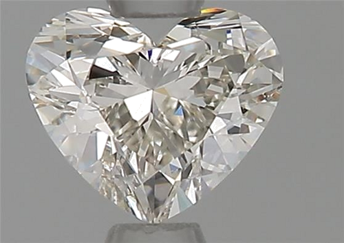 0.53 carat J-VVS1 Natūralus Heart Deimantas (1)