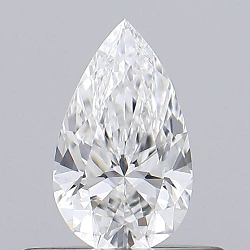 0.3 carat F-VVS2 Natūralus Pear Deimantas (1)
