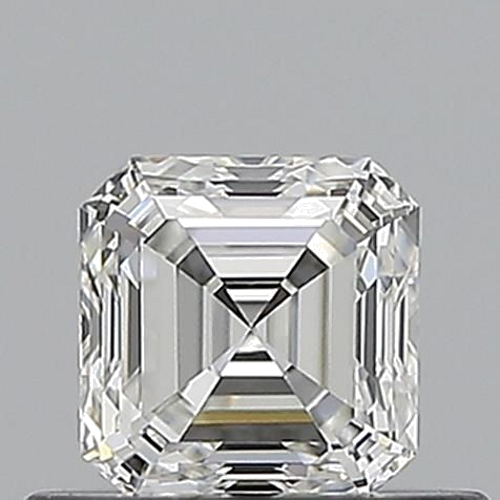 0.5 carat G-VVS2 Natūralus Asscher Deimantas (1)