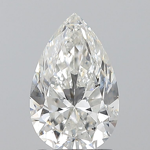 1.52 carat G-SI2 Natūralus Pear Deimantas (1)