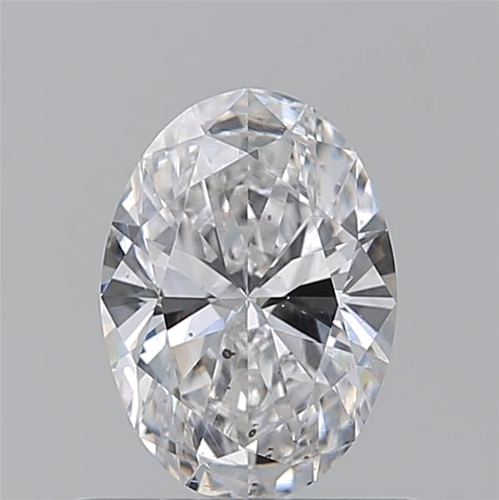 0.71 carat E-SI1 Natūralus Oval Deimantas (1)