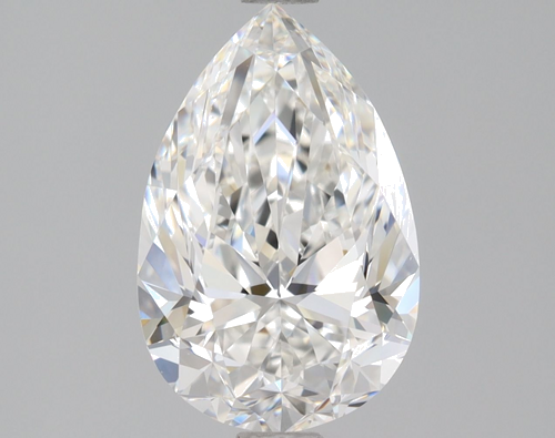 1.8 carat F-VS1 Natūralus Pear Deimantas (1)
