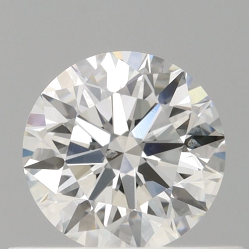 0.5 carat F-SI1 Excellent cut Natūralus Round Deimantas (1)