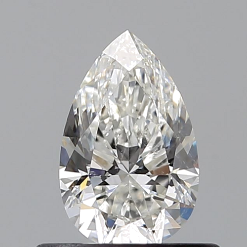 0.51 carat H-SI1 Natūralus Pear Deimantas (1)