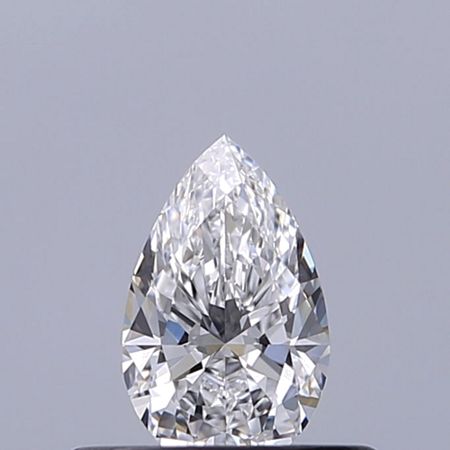 0.3 carat D-VVS1 Natūralus Pear Deimantas (1)