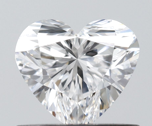 0.52 carat E-VS1 Natūralus Heart Deimantas (1)