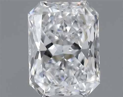 0.42 carat D-VVS2 Natūralus Radiant Deimantas (1)