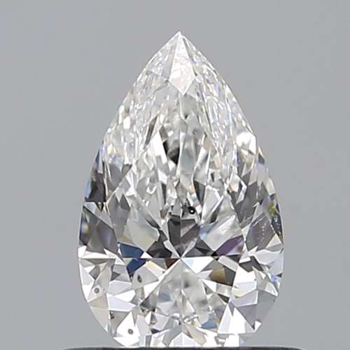 0.51 carat E-SI1 Natūralus Pear Deimantas (1)
