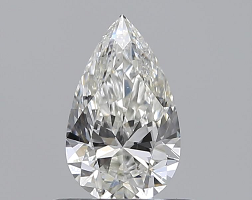 0.5 carat G-SI1 Natūralus Pear Deimantas (1)