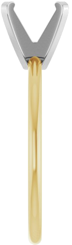 Sužadėtuvių Žiedas „Solitaire“ 14k yellow/white gold Round 7.6mm (4)