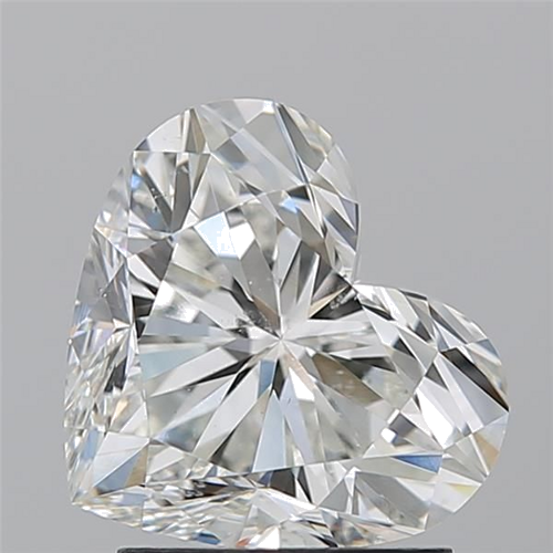 2.01 carat I-SI1 Natūralus Heart Deimantas (1)