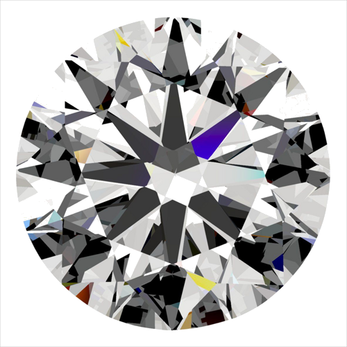0.4 carat G-SI2 Very Good cut Natūralus Round Deimantas (1)