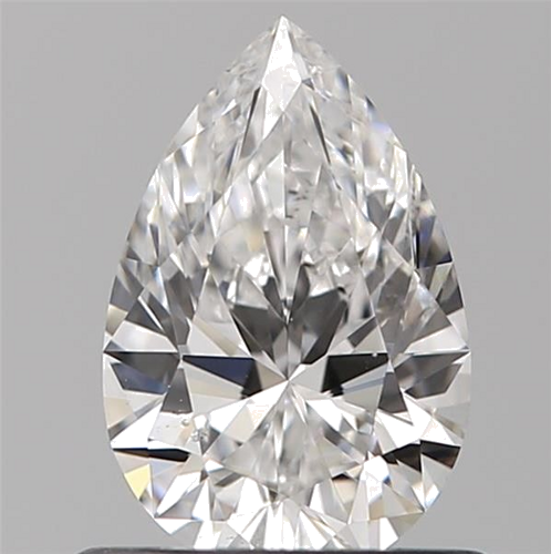 0.6 carat E-SI1 Natūralus Pear Deimantas (1)
