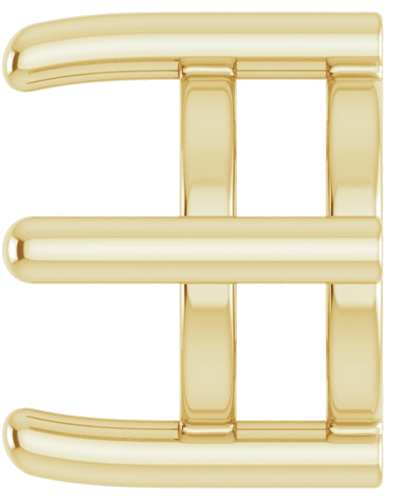 Pakabukas „Round 4-Prong Cabochon“ 585 Geltonojo Aukso Round 5mm (3)