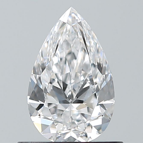 0.7 carat D-SI1 Natūralus Pear Deimantas (1)