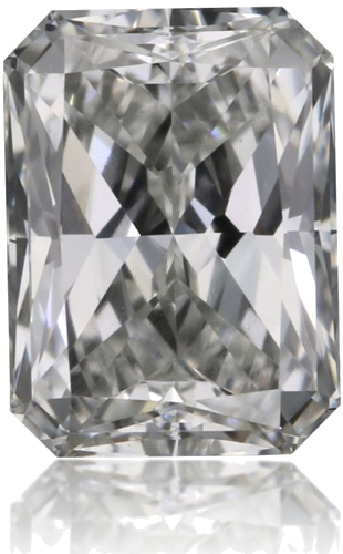 0.3 carat G-VS2 Natūralus Radiant Deimantas (1)