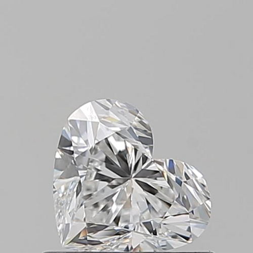 0.61 carat D-VVS2 Natūralus Heart Deimantas (1)