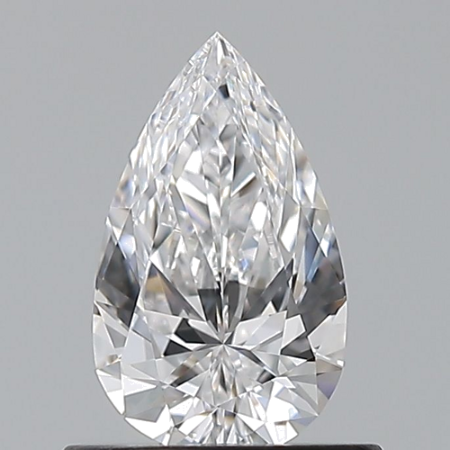 0.6 carat D-VS1 Natūralus Pear Deimantas (1)