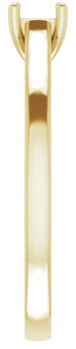 Sužadėtuvių Žiedas „Solitaire“ 14k yellow gold Round 4.4mm (4)