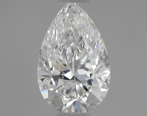 0.5 carat F-VS2 Natūralus Pear Deimantas (1)