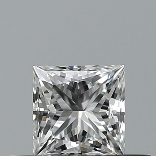 0.34 carat E-VVS1 Natūralus Princess Deimantas (1)