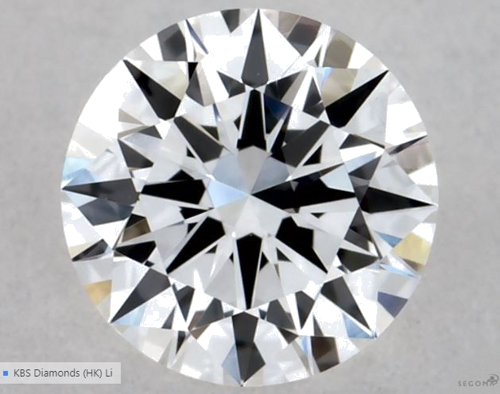 0.31 carat D-VS1 Excellent cut Natūralus Round Deimantas (1)