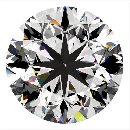 0.3 carat I-VS1 GD cut Natūralus Round Deimantas (1)