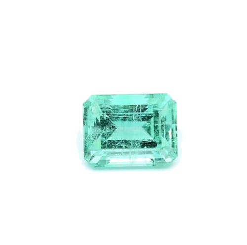 1.76 carat GREEN STEP cut Octagonal Smaragdas (1)