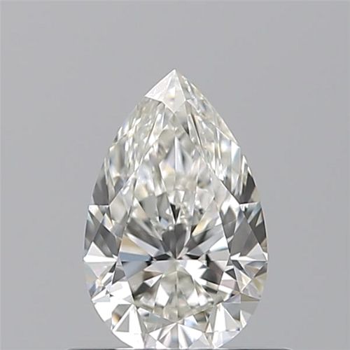 0.55 carat H-VVS1 Natūralus Pear Deimantas (1)