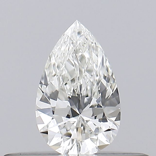 0.18 carat H-VVS2 Natūralus Pear Deimantas (1)