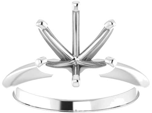 Sužadėtuvių Žiedas „Light Solitaire“ 585 Baltojo Aukso Round 8.6mm x 9.1mm (3)