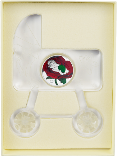 1/2 oz Новорожденный Виргинские острова серебряная монета (2)