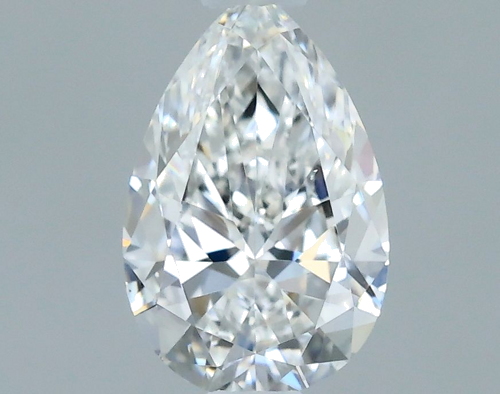 0.5 carat F-VS2 Natūralus Pear Deimantas (1)