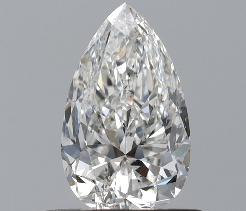 0.6 carat H-SI2 Natūralus Pear Deimantas (1)