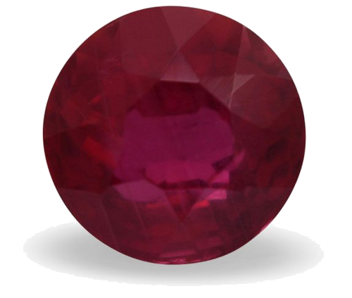 0.66 carat RED Round Rubinas (1)